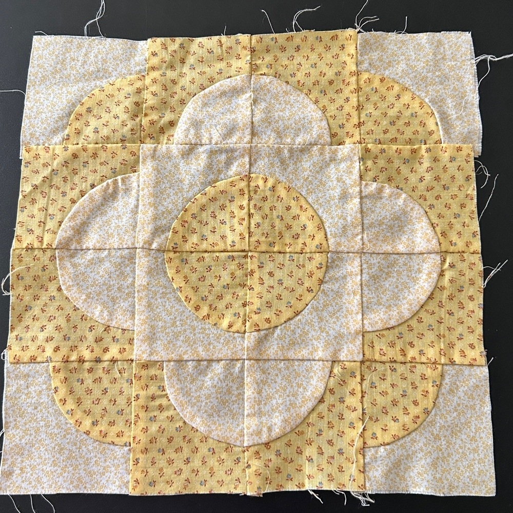 Handmade unfinished Vintage Quilt Blocks Lot of 12 Size 13”x13” - Picture 7 of 14